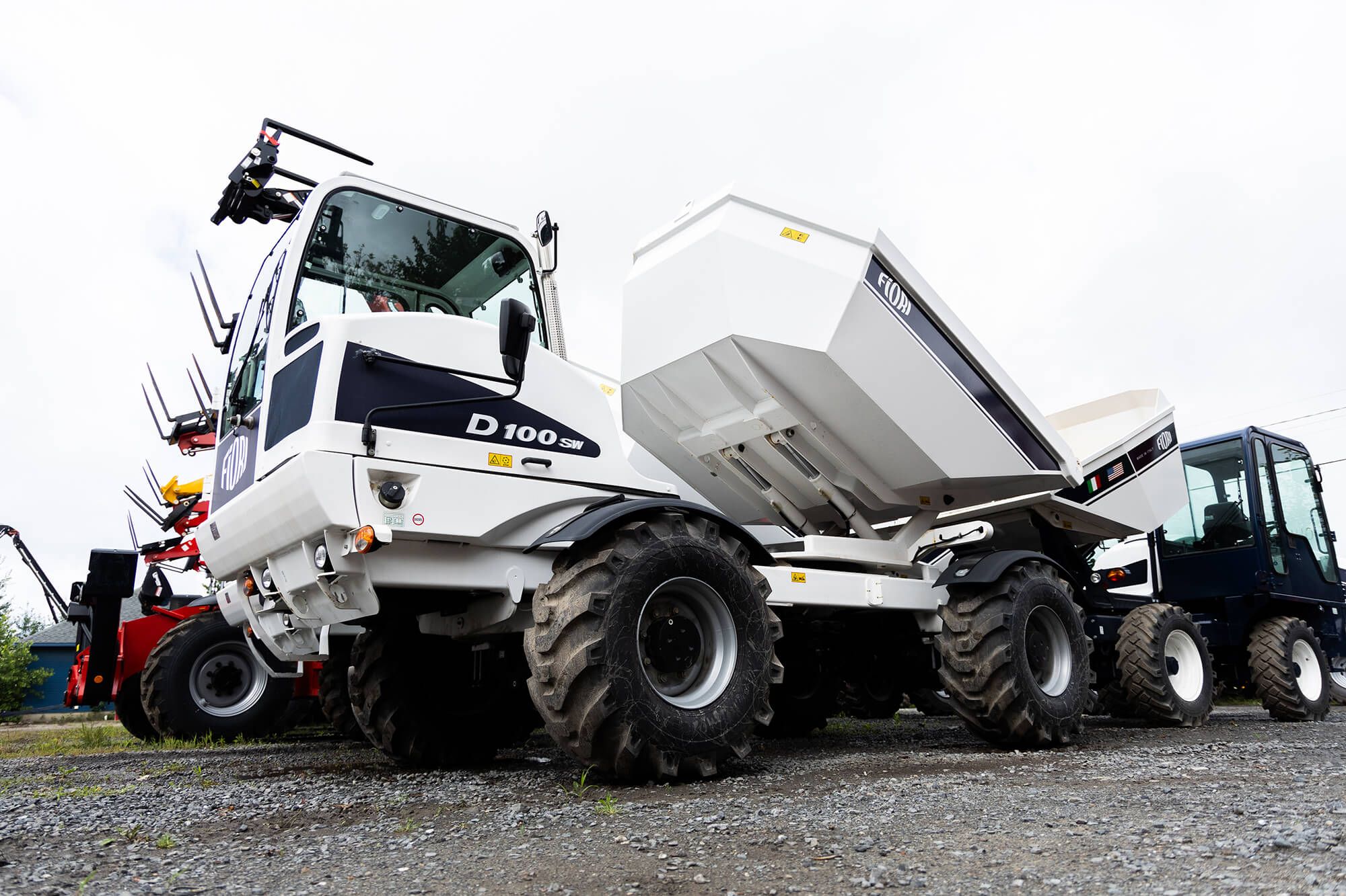 New FIORI line of dumpers (tipping trucks) and all-terrain vehicles