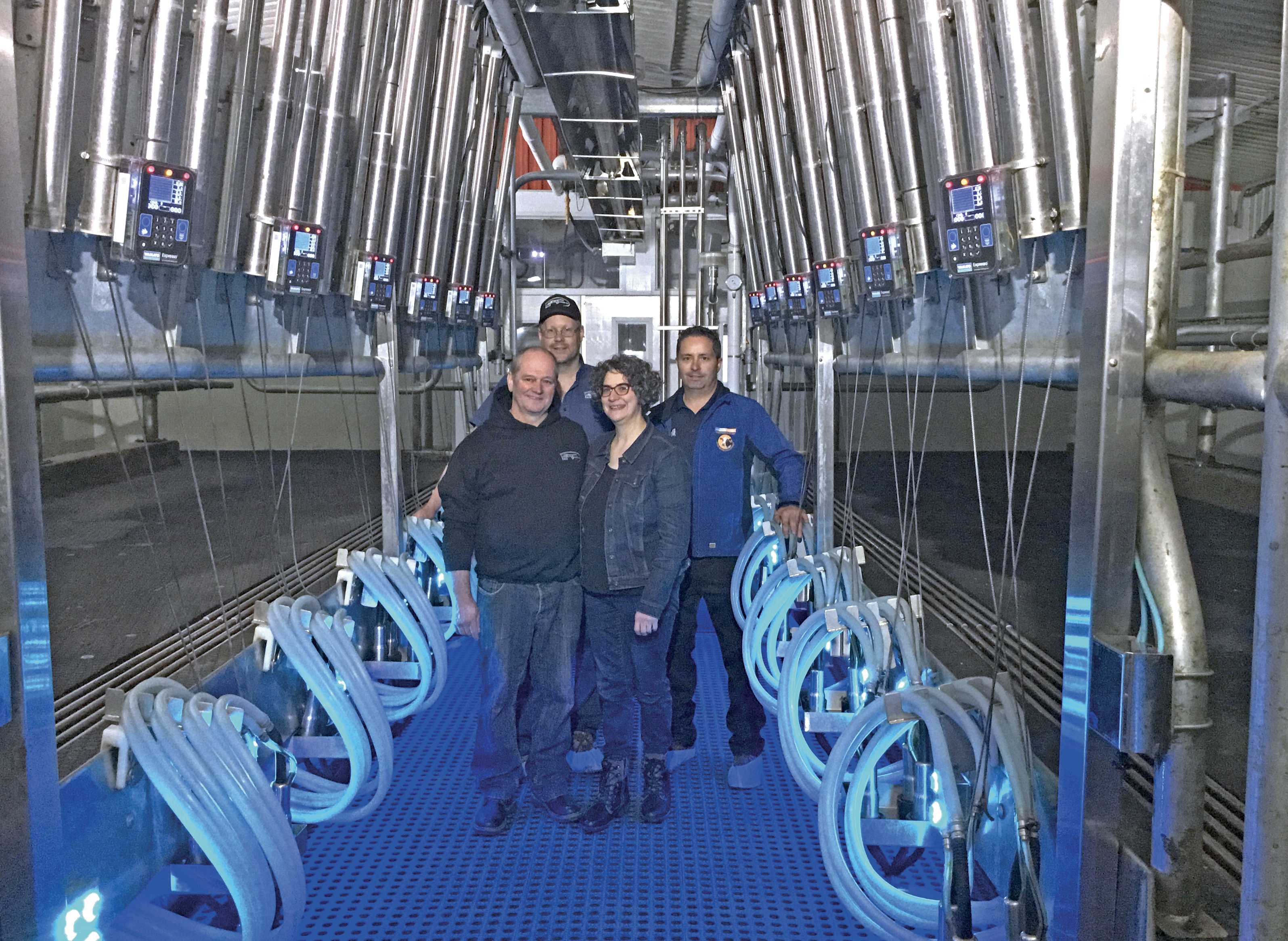 Une technologie personnalisée pour la ferme laitière Agro-D-Fort inc.