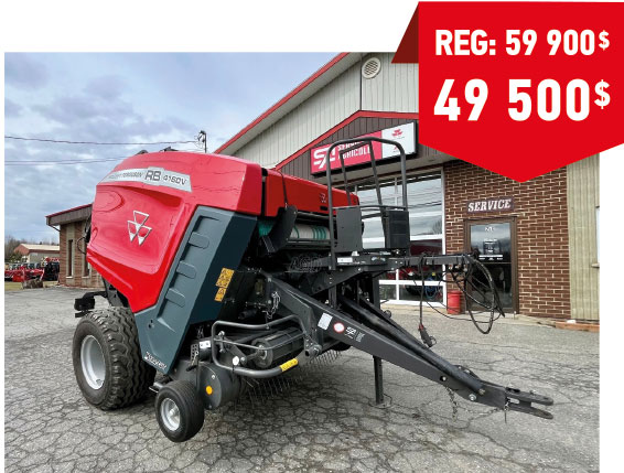 Presse à balles rondes Massey Ferguson 4160V