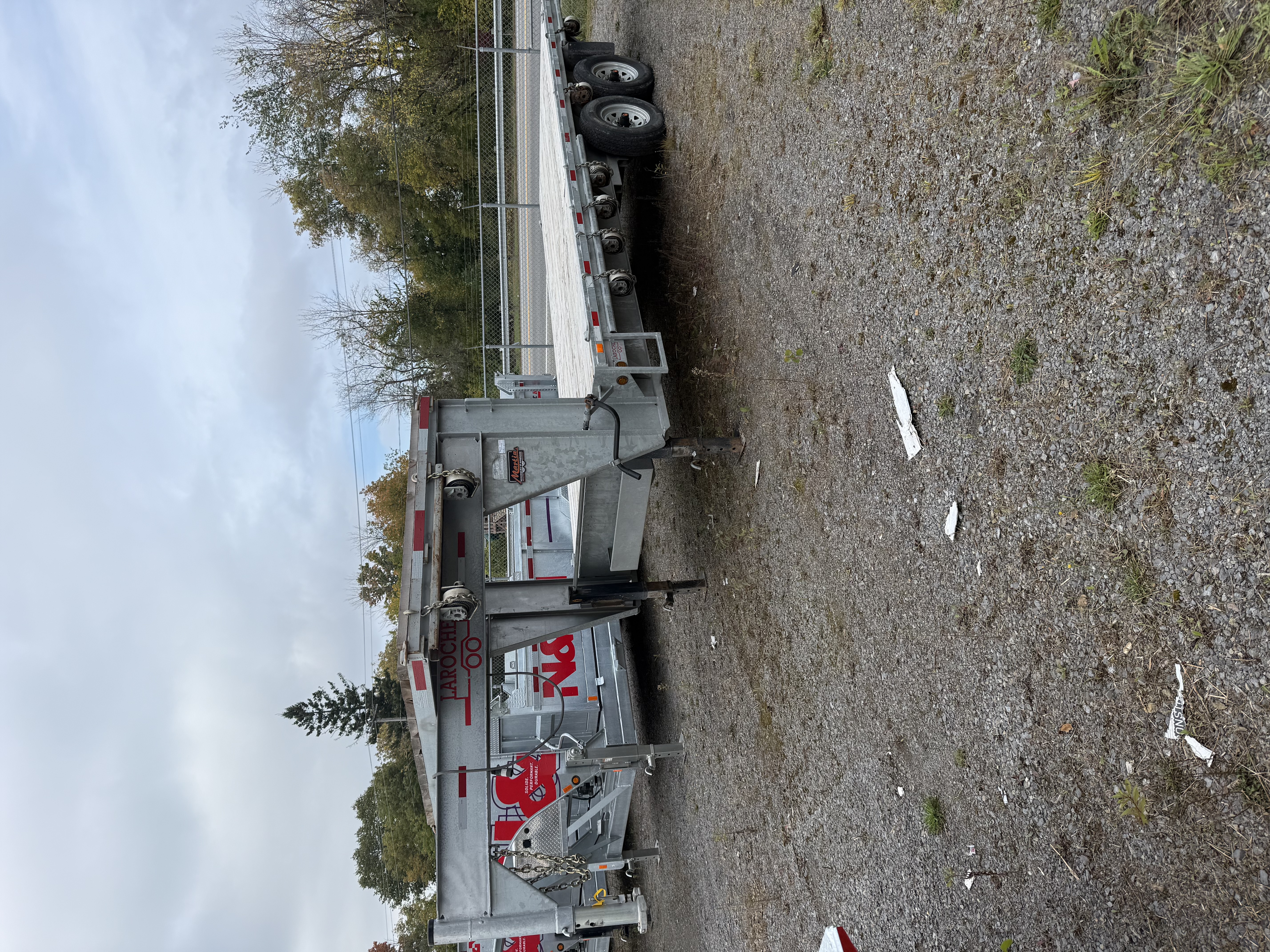 Remorque à plateforme Laroche Goosneck