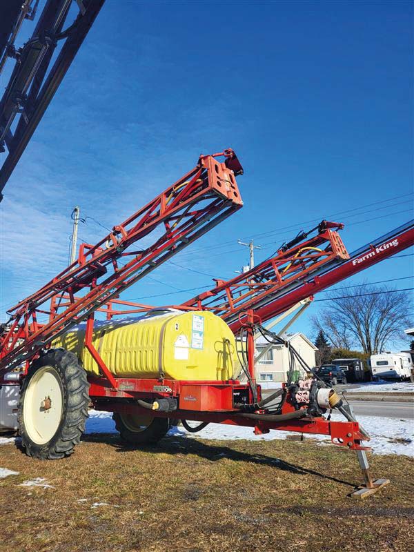 Pulvérisateur  750 gallons