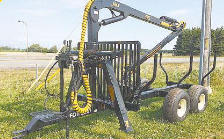 Chargeuse à bois sur remorque AM Machinery / Machinerie AM FOR2207