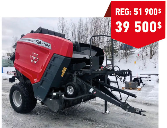 Presse à balles rondes Massey Ferguson RB4160V