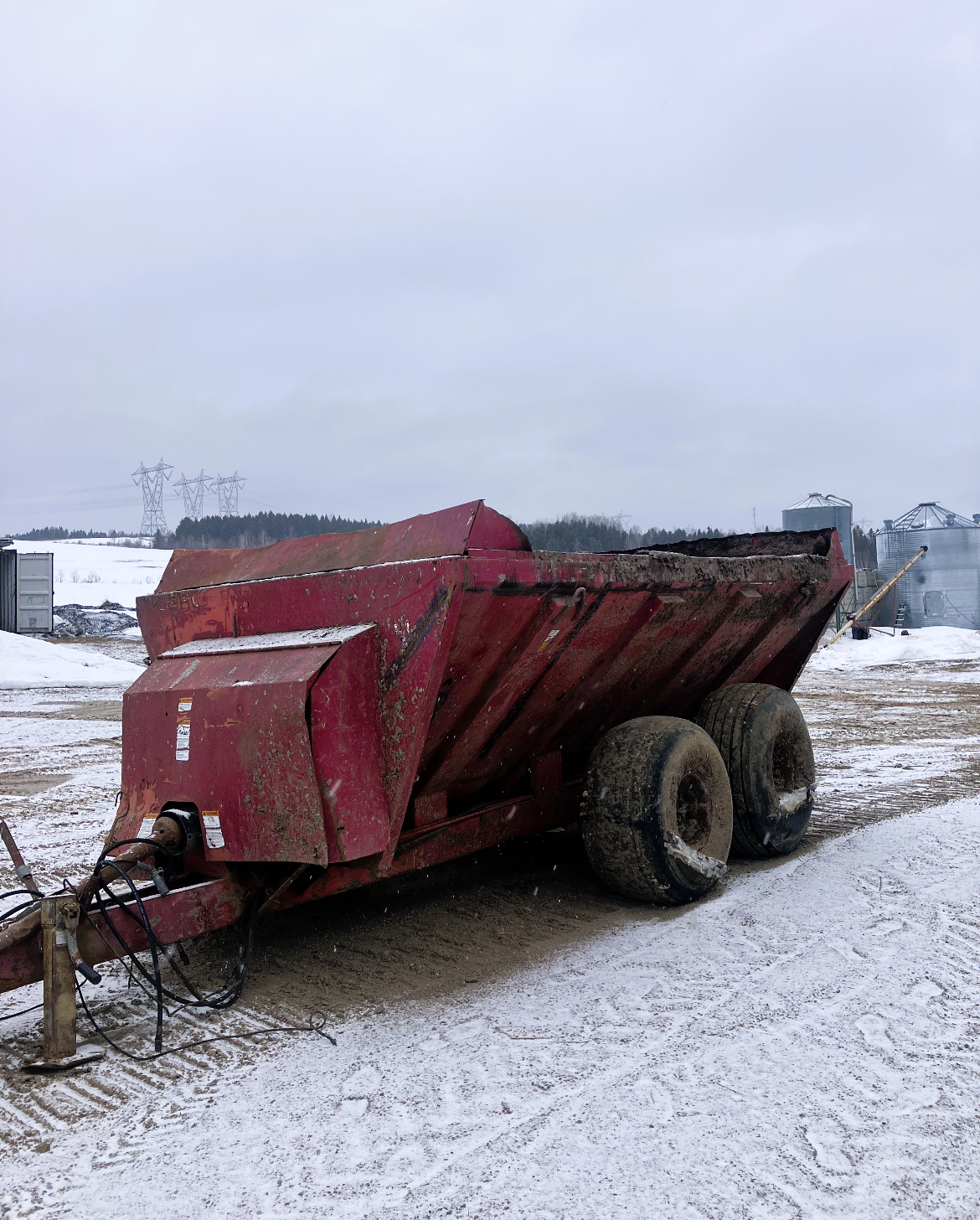 Épandeur à fumier (solide) Gehl 322