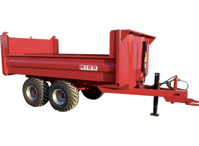 Remorque à benne basculante Miro RDT 712