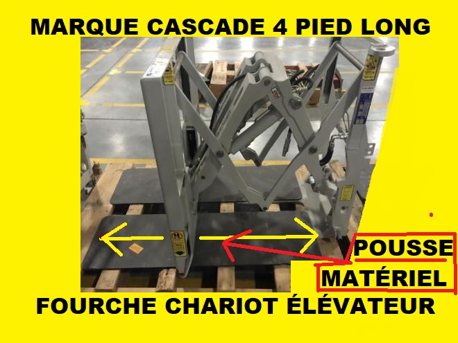Fourche à chariot élévateur  Fourche Cascade ciseau 