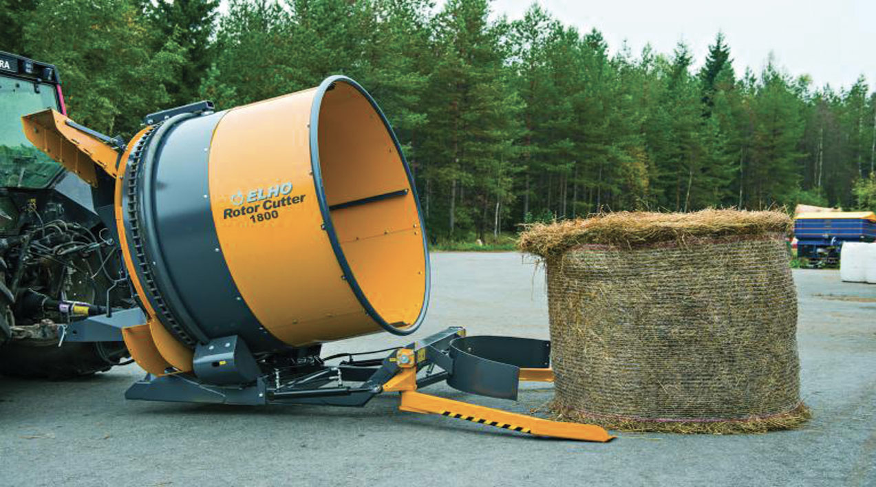 Round bale shredder Elho Rotorcutter 1800