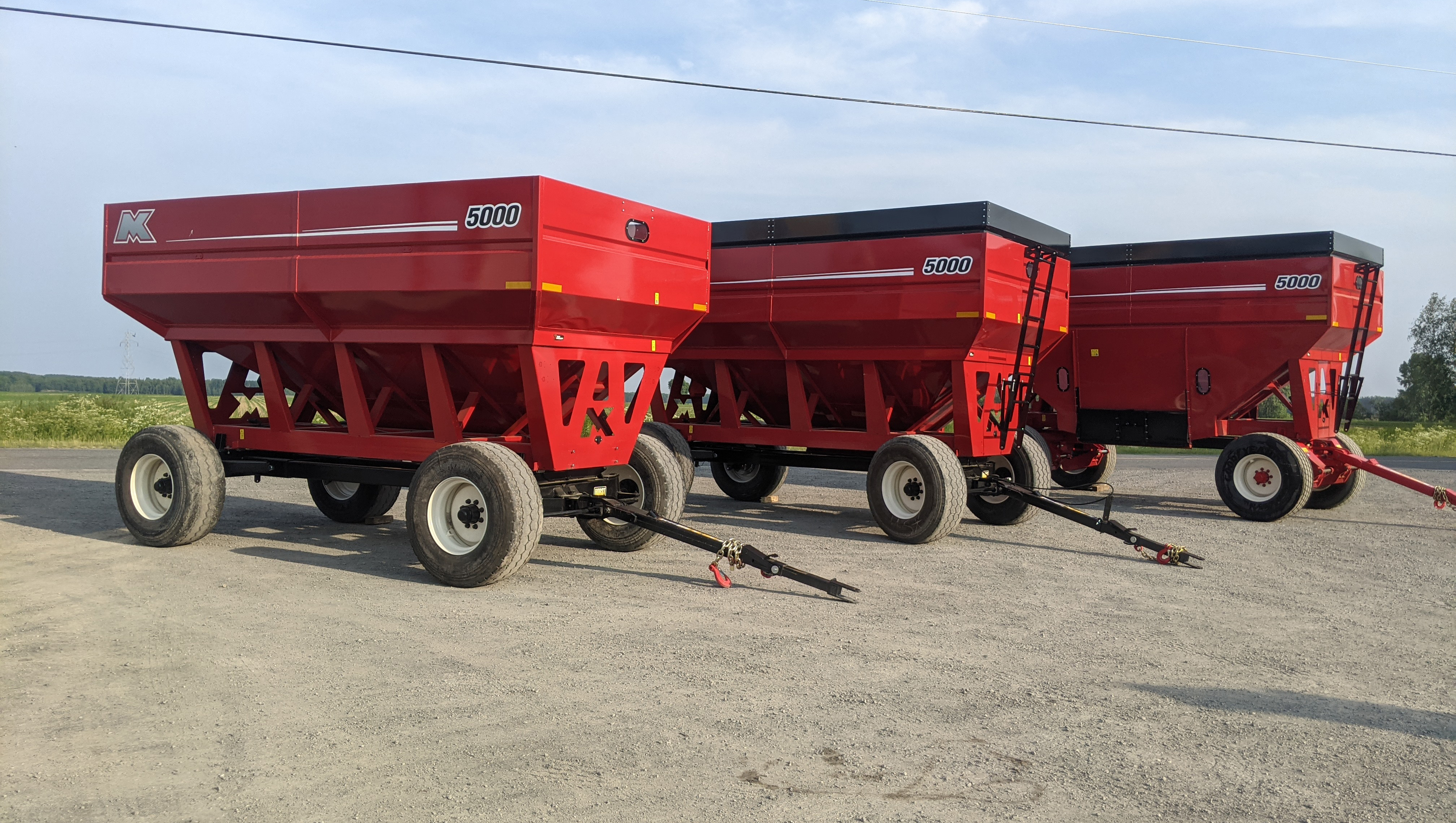 Grain trailer MK Martin 5000 et 6500
