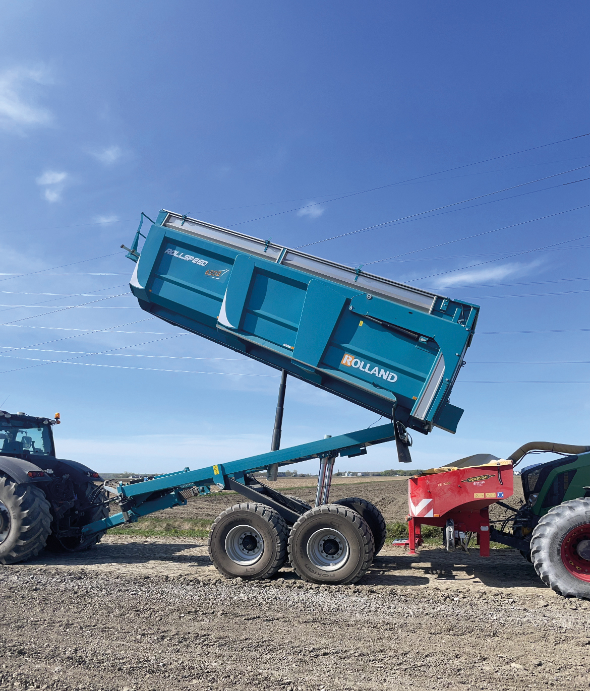 Remorque à benne basculante Rolland Rollspeed 6332