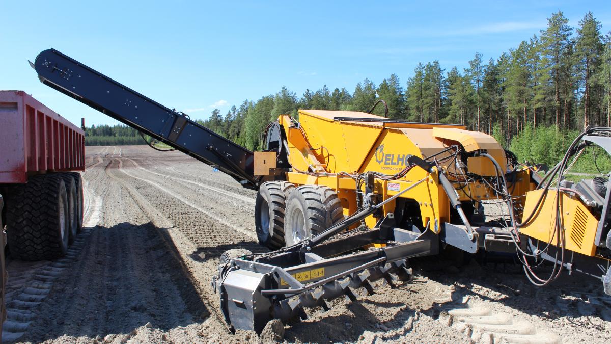 Broyeur de pierres Elho Scorpio 550 SF