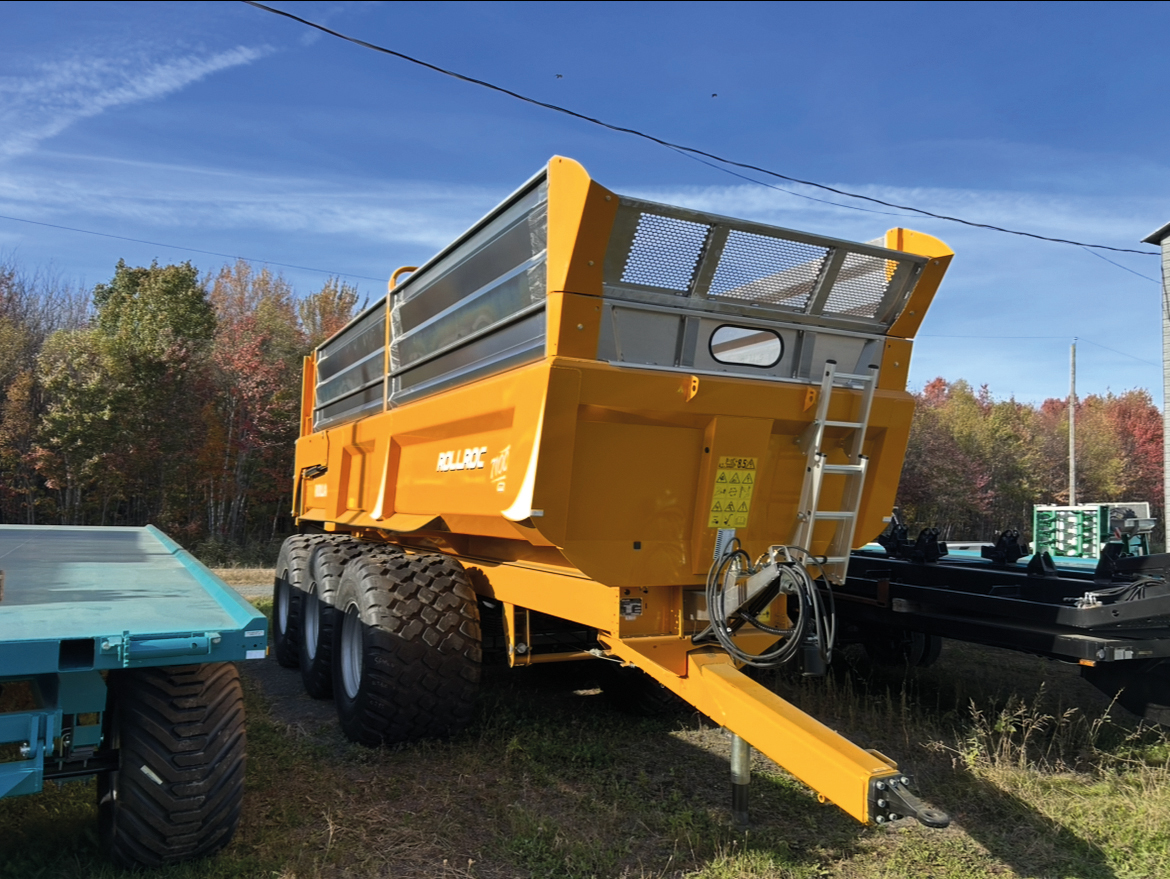 Remorque à benne basculante Rolland RollRoc 7100