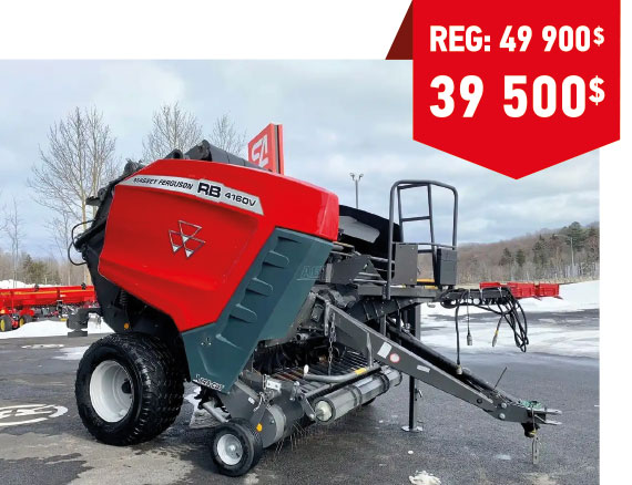Presse à balles rondes Massey Ferguson RB 4160V