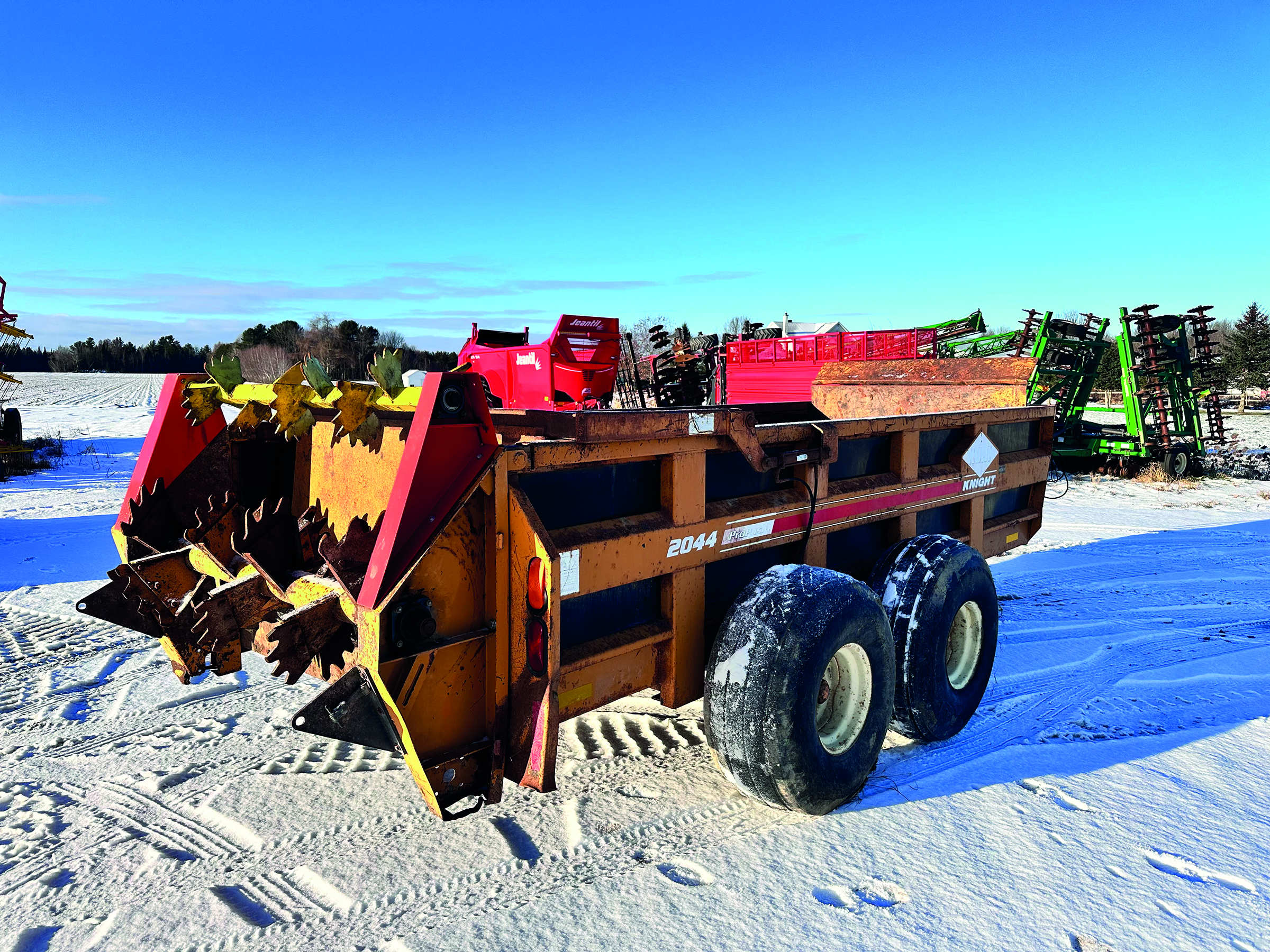 Épandeur à fumier (solide) Kuhn Knight 2044