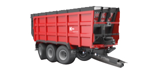 Tipper trailer Ktwo 2500 Compact and Push