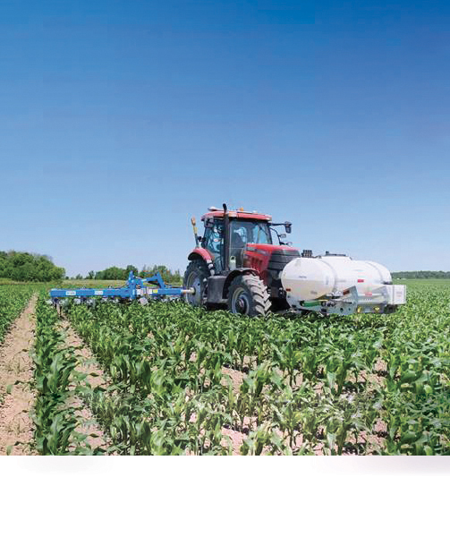 Pulvérisateur Innotag Pulvérisateur-sarcleur combinant désherbage mécanique et liquide 