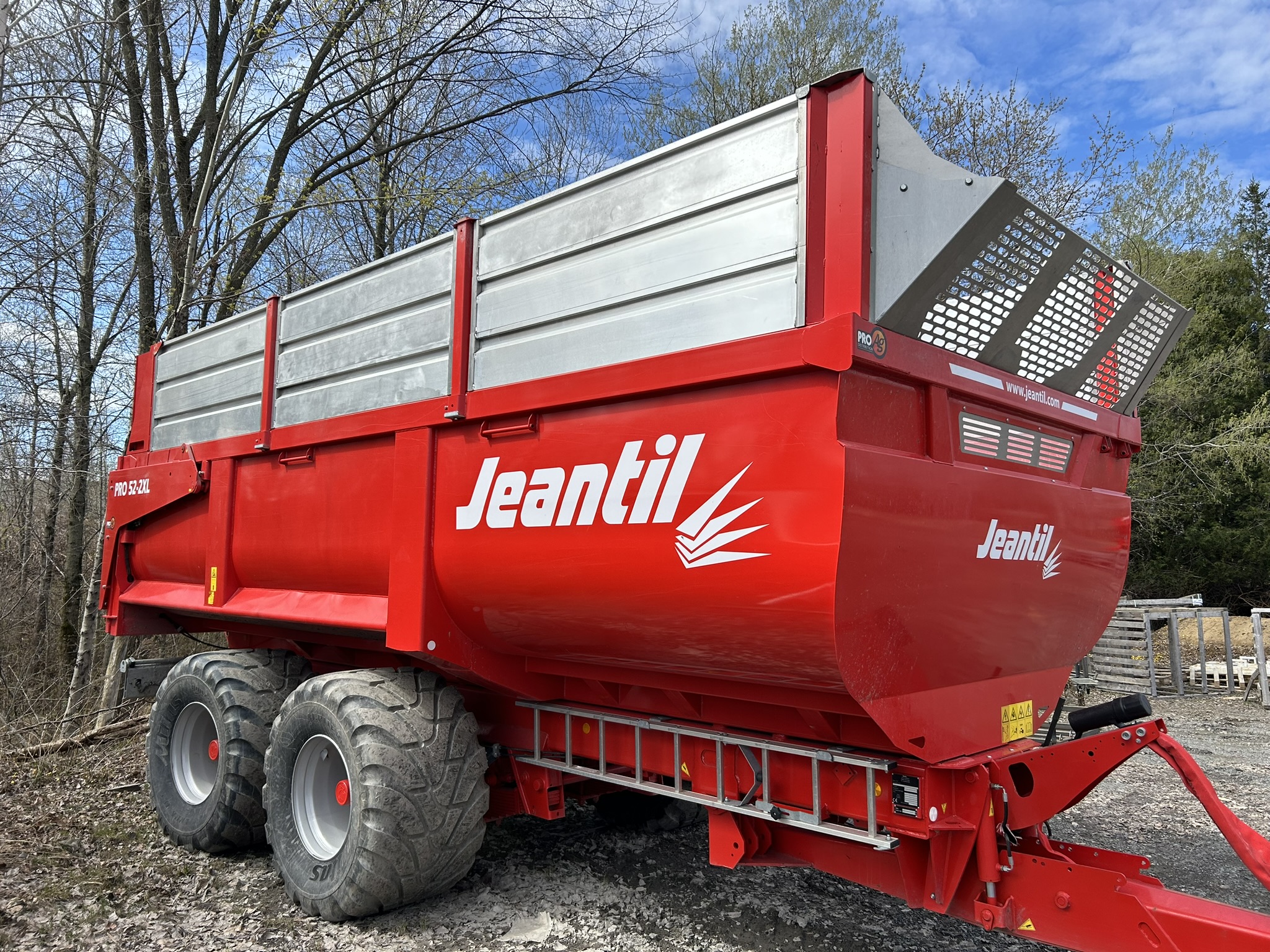 Tipper trailer Jeantil Pro52 2XL - 50m3