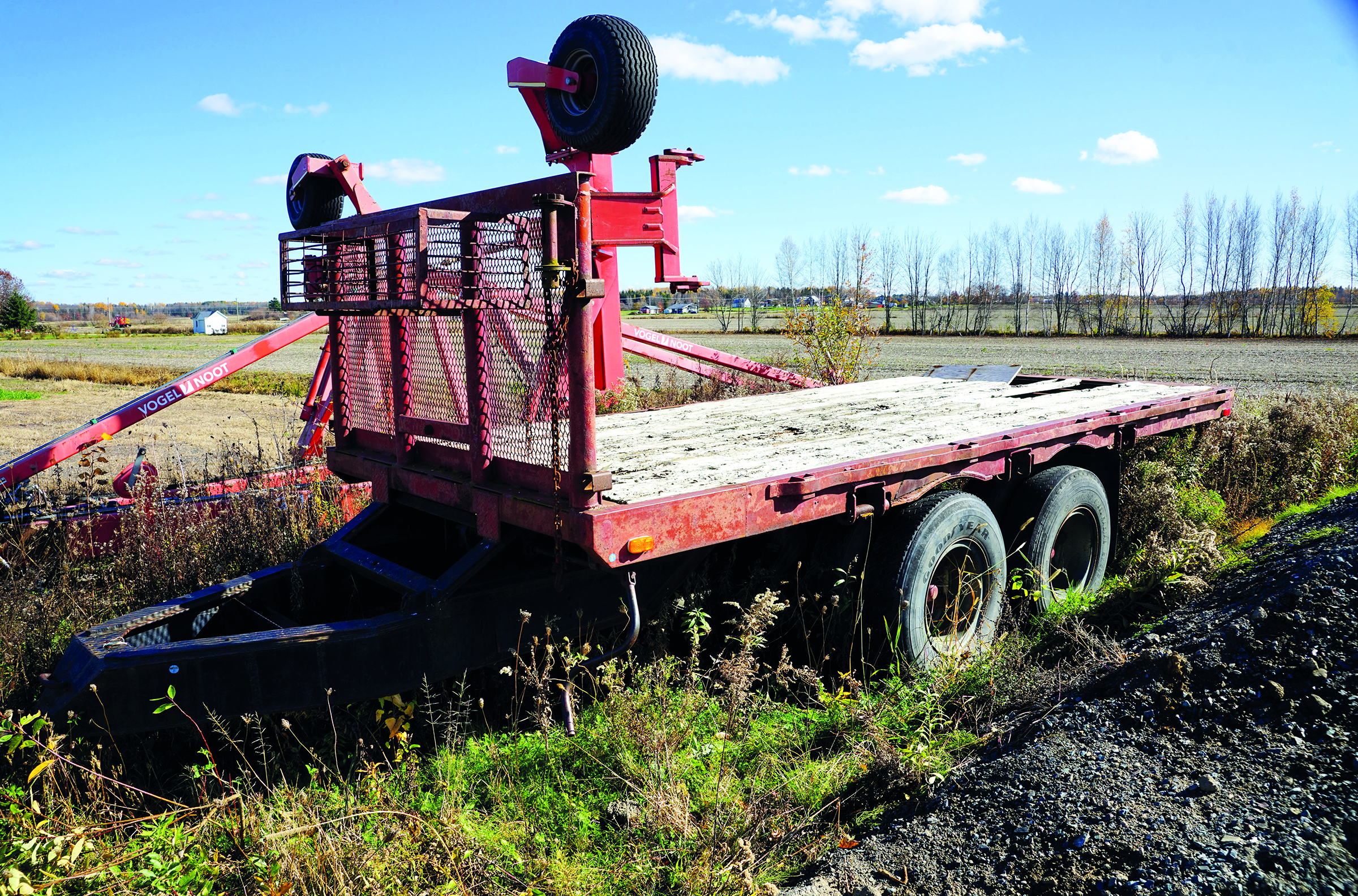 Remorque à plateforme  