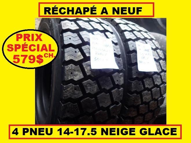 PNEU 14-17.5 NEIGE GLACE 14R17.5 RÉCHAPÉ A NEUF XDS 26/32