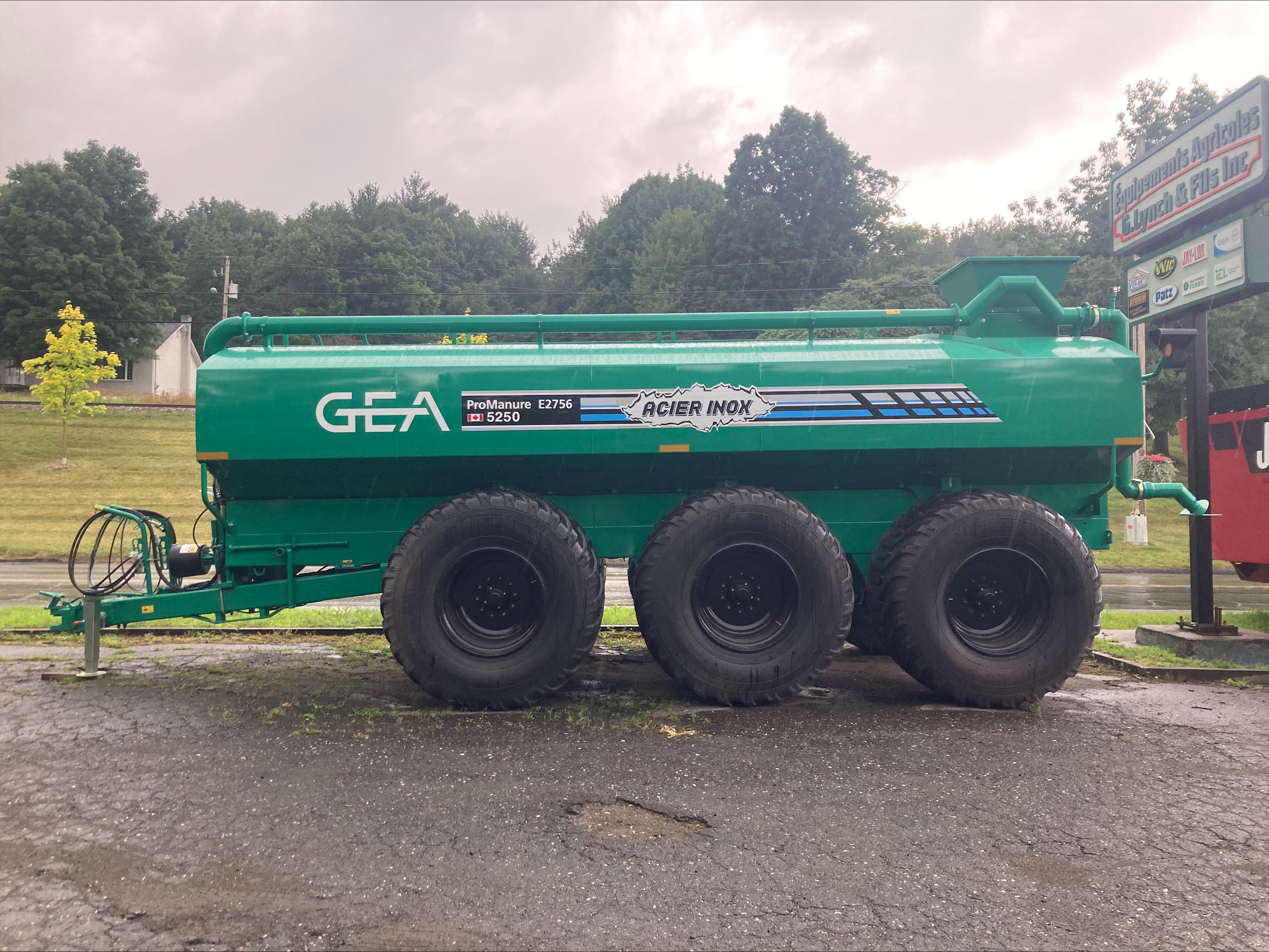 Manure spreader (or liquid manure) GEA Houle EL48-6100 ACIER INOXYDABLE