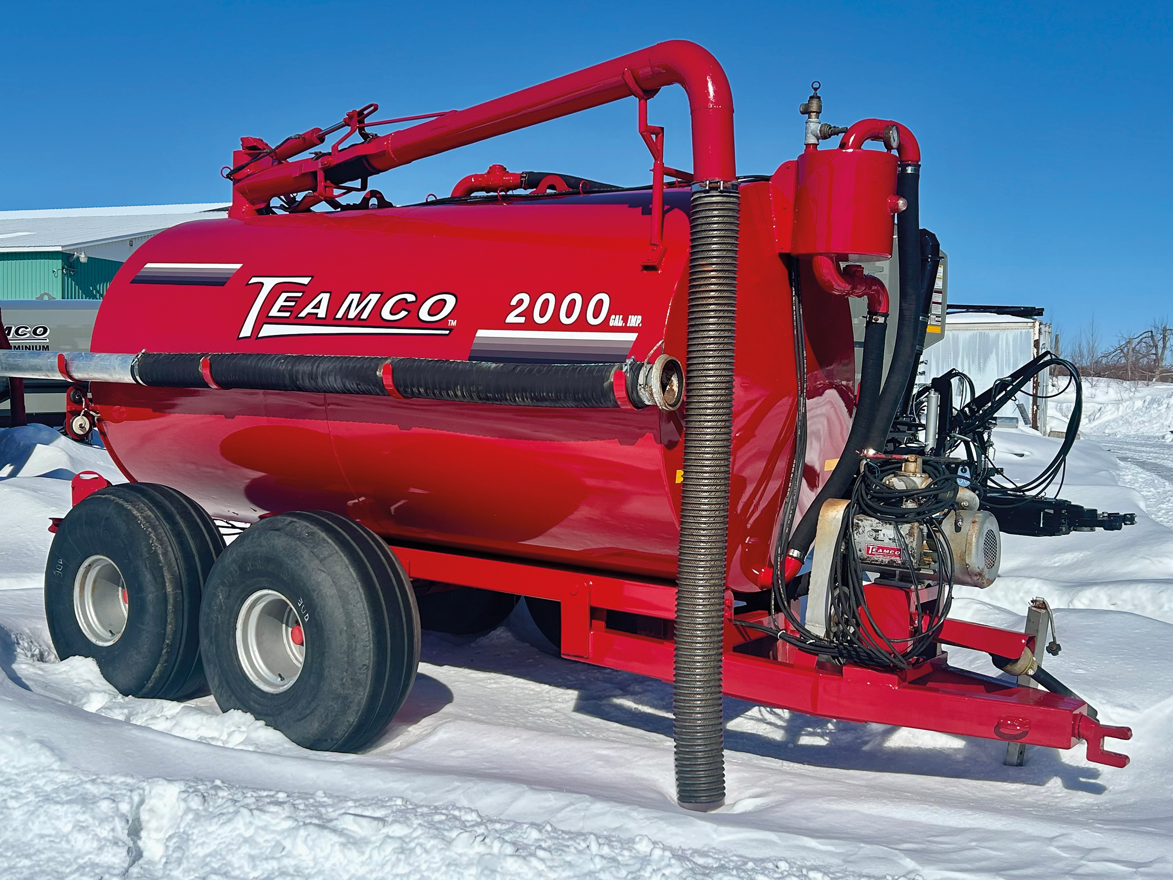 Manure spreader (or liquid manure) Teamco 2000 gallons
