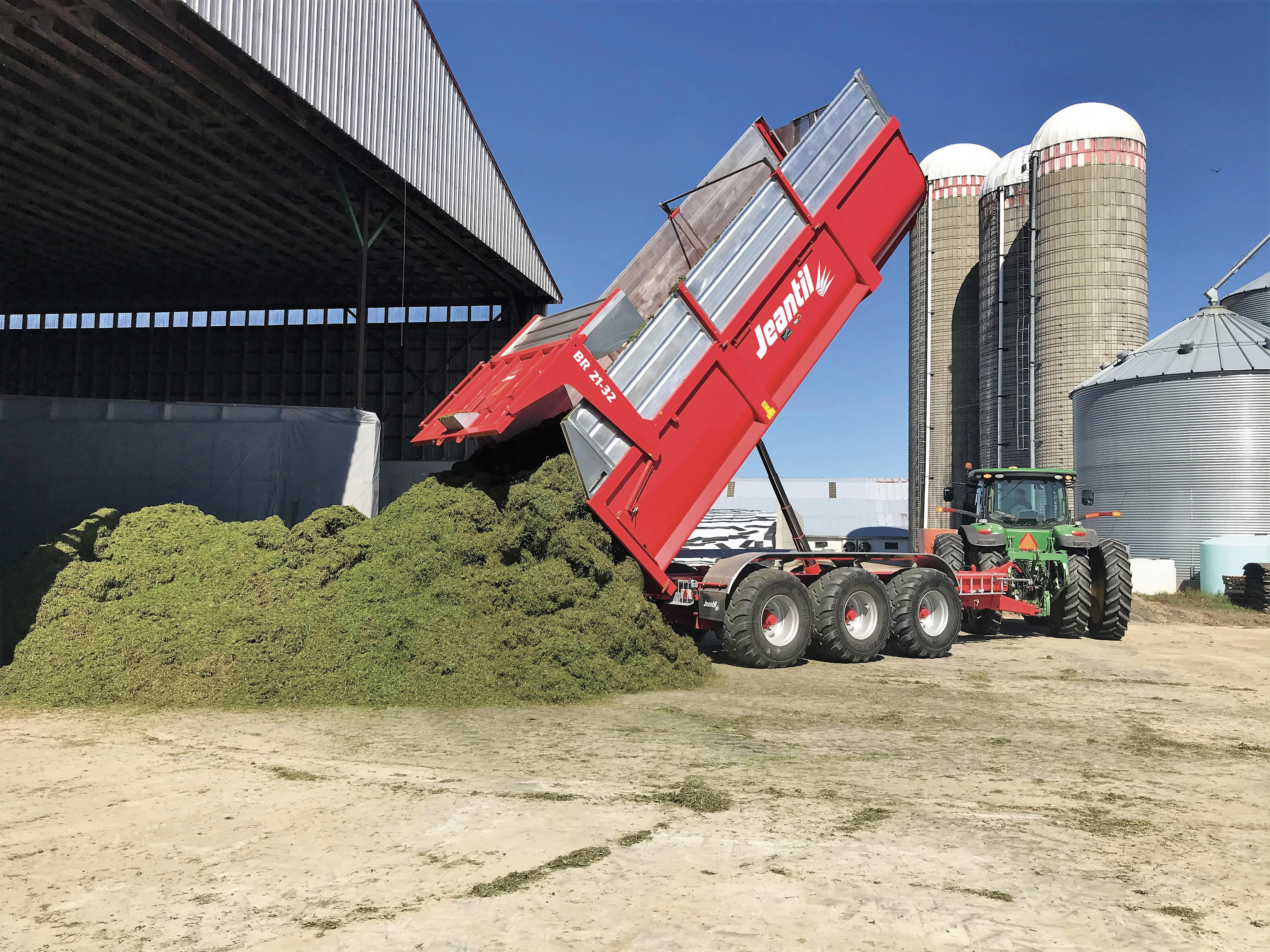 Tipper trailer Jeantil 