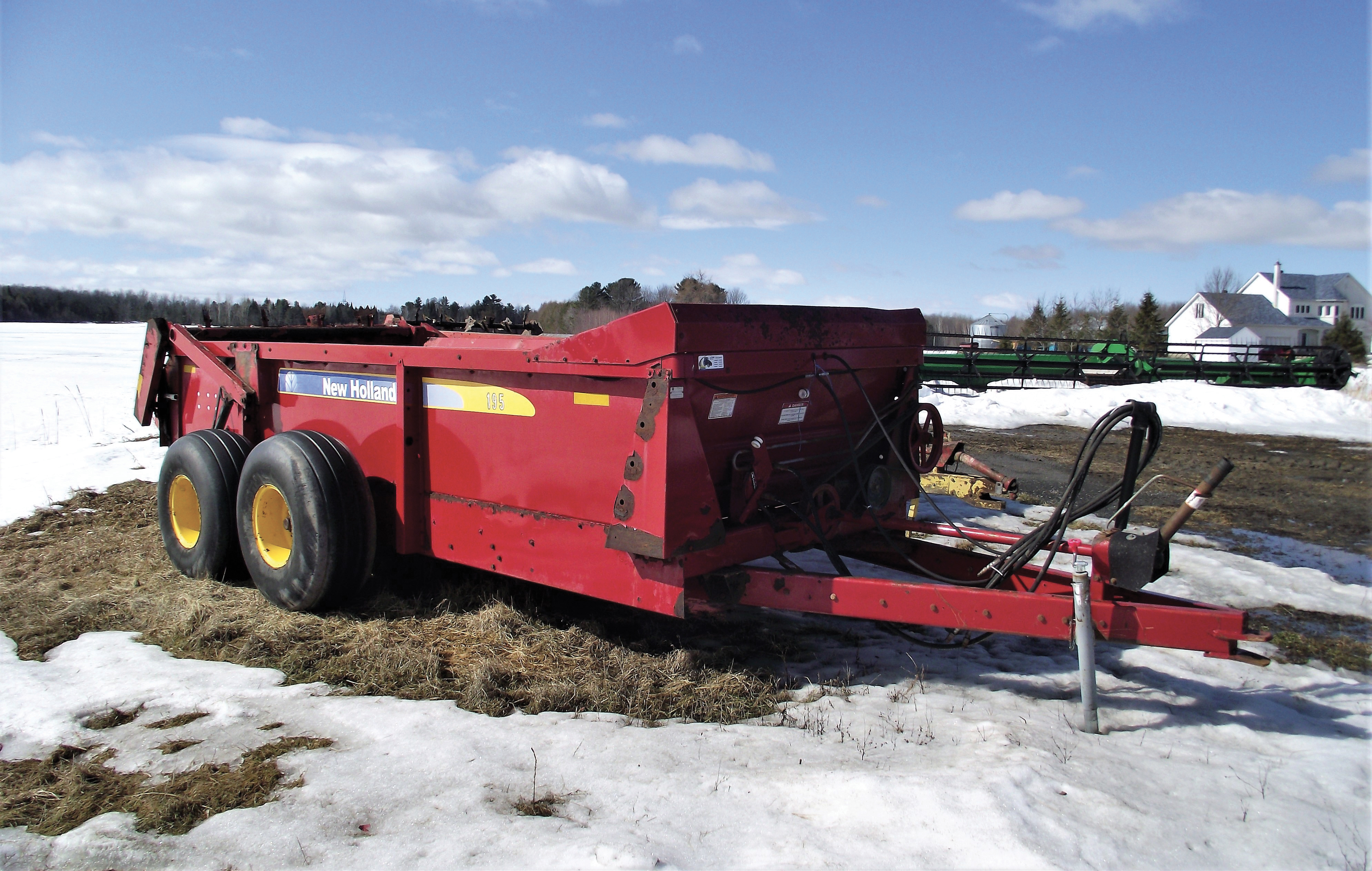 Manure spreader (solid) New Holland 195