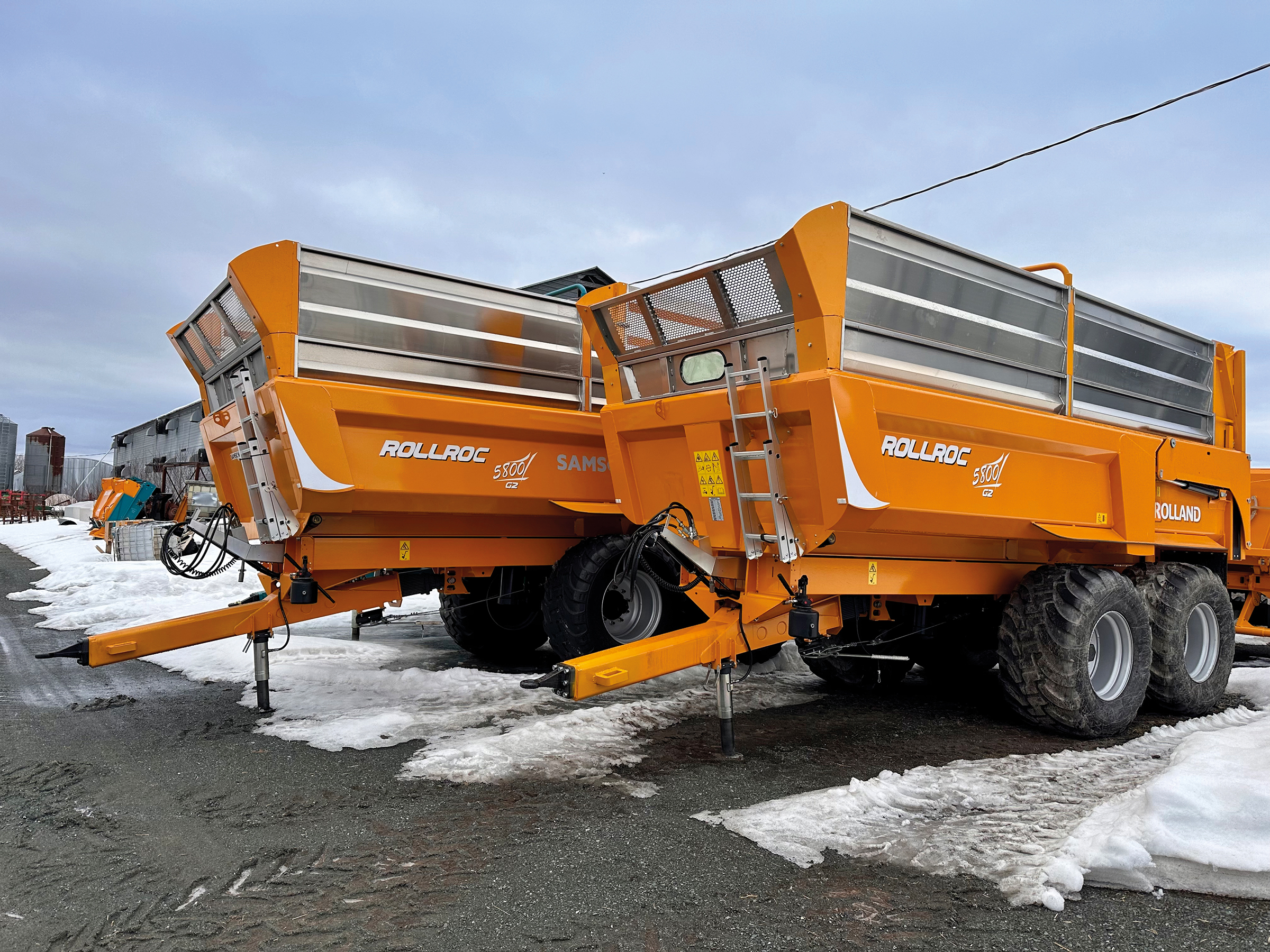 Remorque à benne basculante Rolland RollRoc 5800