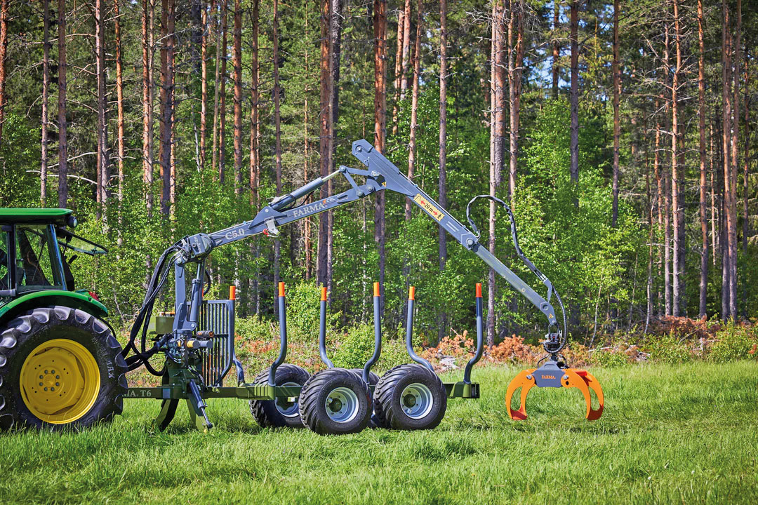 Chargeuse à bois sur remorque Farma 5.0 - T6 X- CEL