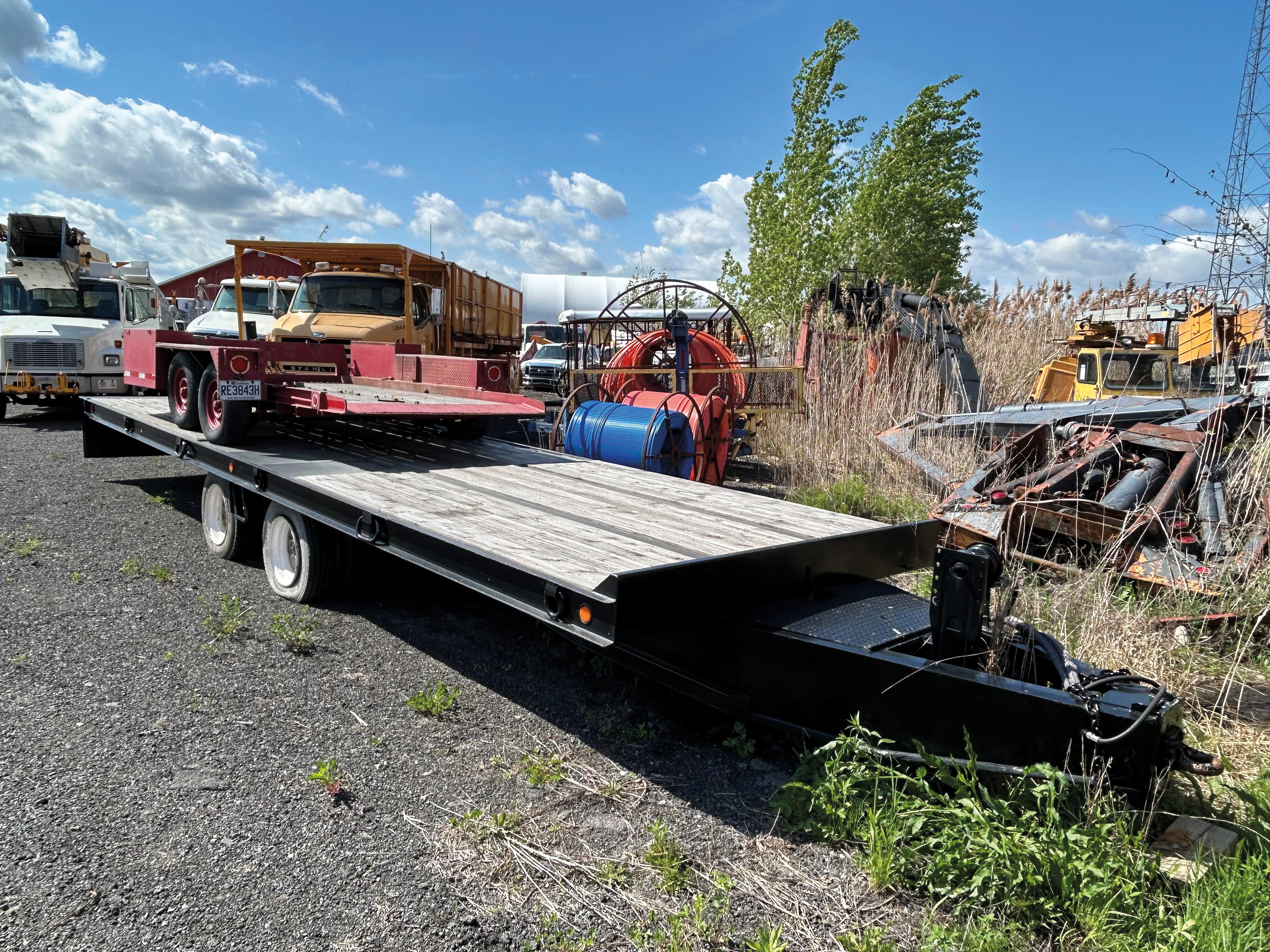 Remorque à plateforme