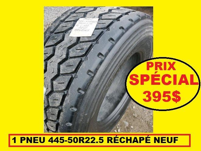   PNEU 445-50R22.5 RÉCHAPÉ NEUF WAGON AGRICOLE