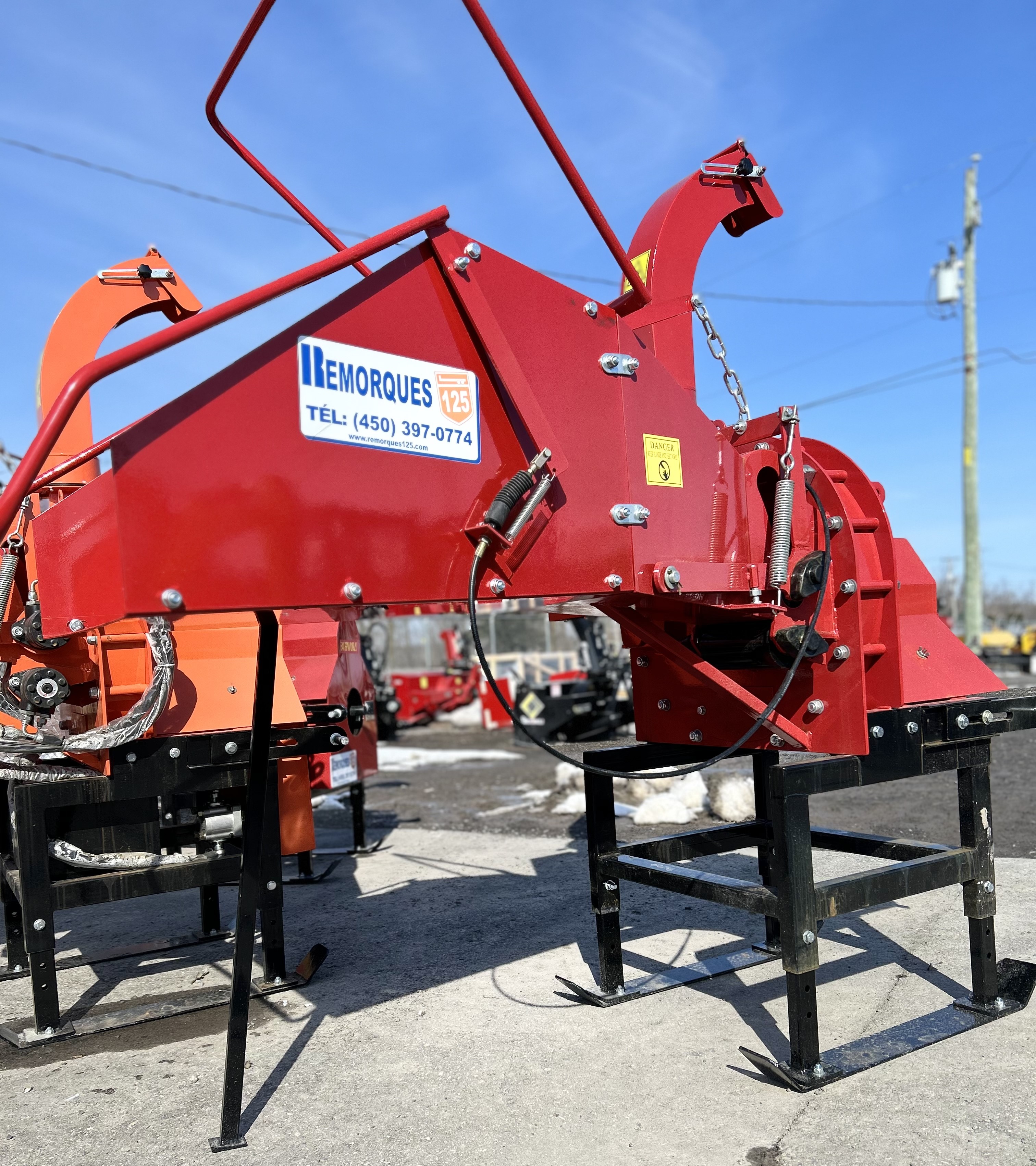 Déchiqueteuse à branches  Chargeur avant  Leon 650 