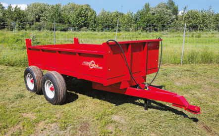 Tipper trailer AM Machinery / Machinerie AM AM824-3000