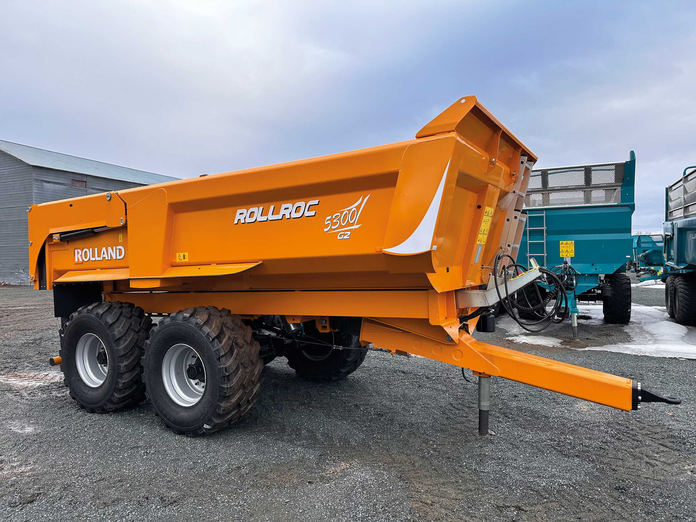 Remorque à benne basculante Rolland RollRoc 5300