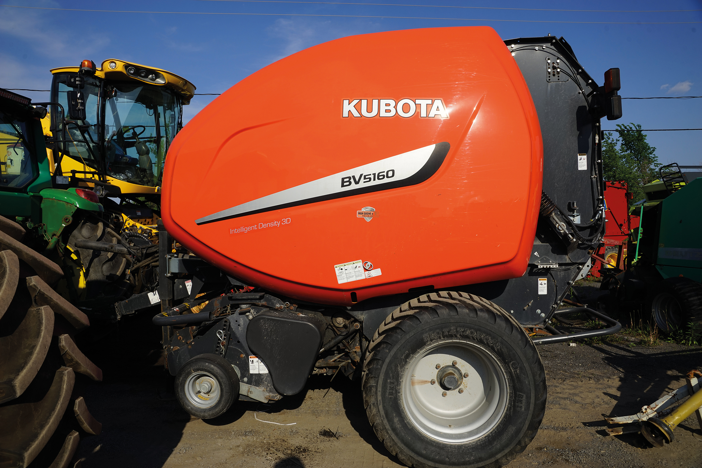 Presse à balles rondes Kubota  BV5160, Intelligent Density 3D