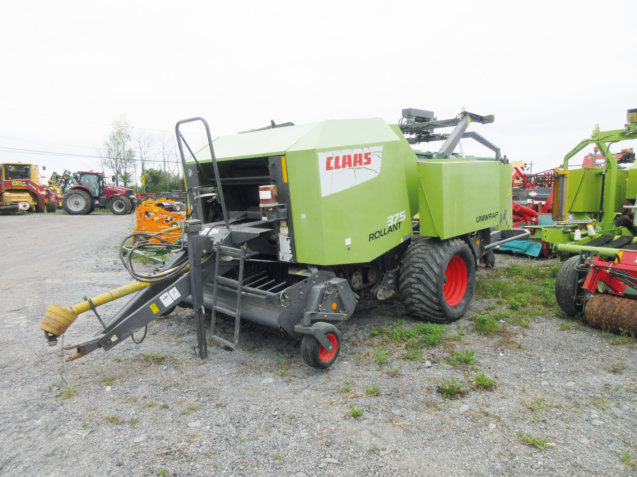Round baler Claas Rollant 375RC uniwrap
