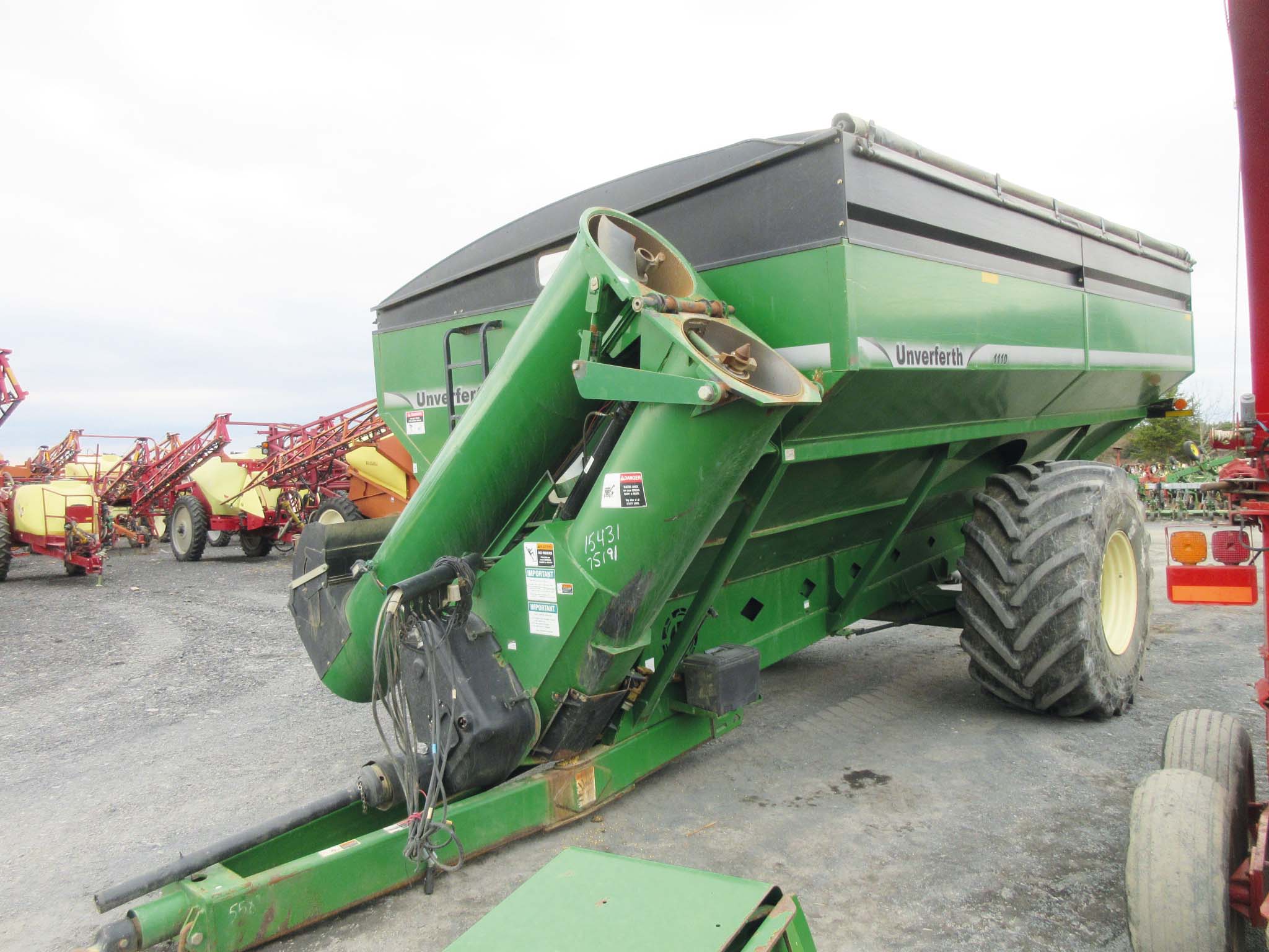 Remorque à grain Unverfeth 1110