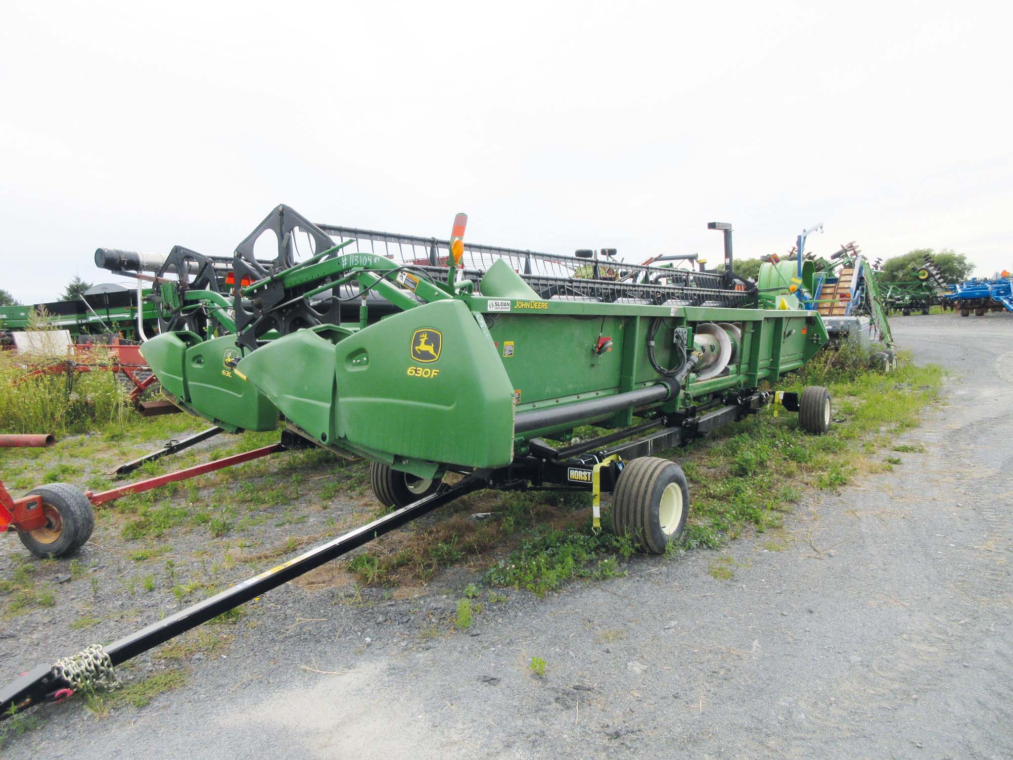 Table à soya John Deere 630F