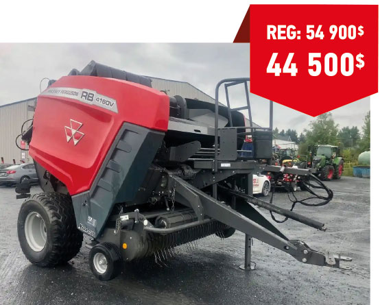 Presse à balles rondes Massey Ferguson RB 4160V