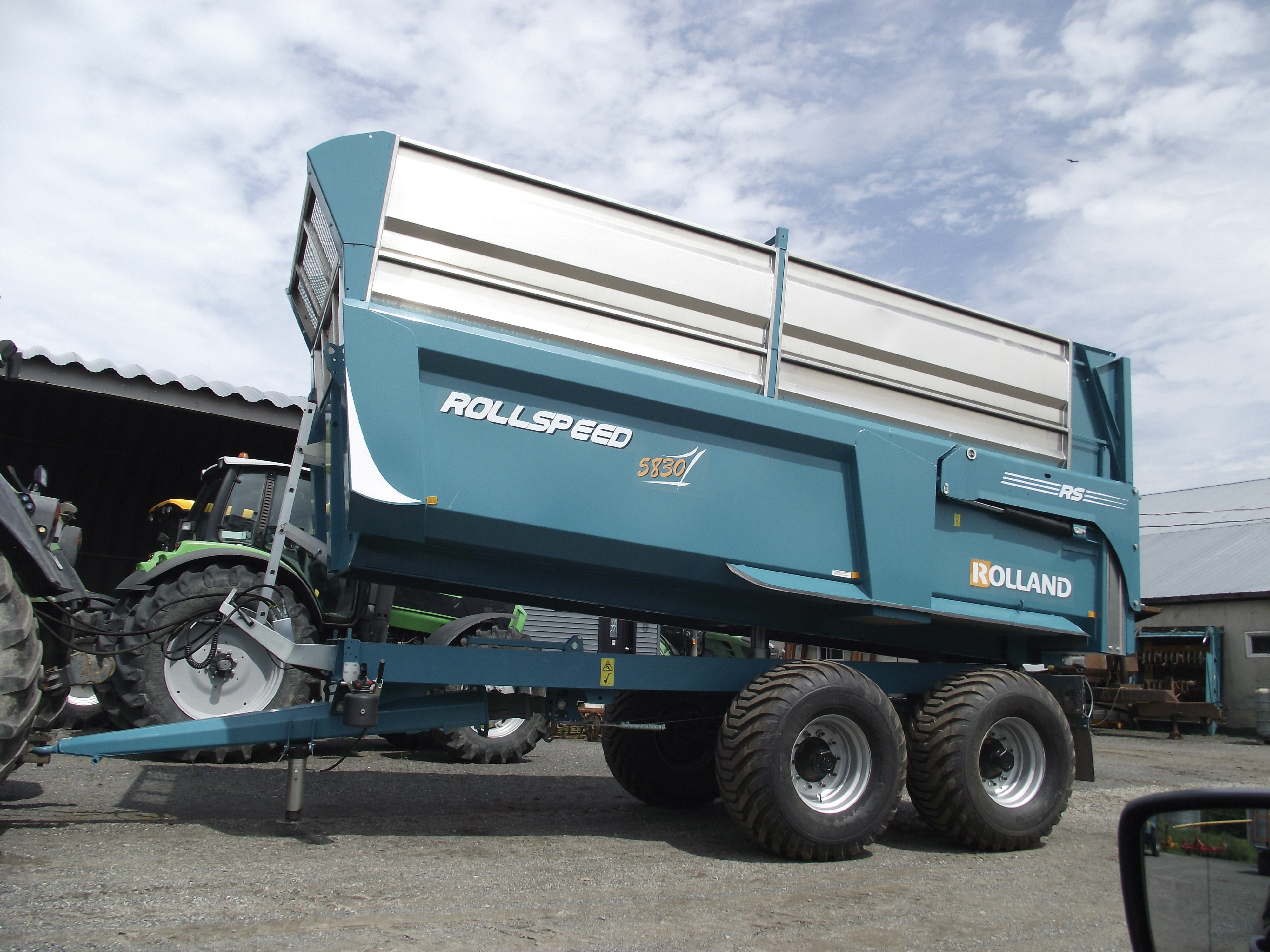 Remorque à benne basculante Rolland 5830