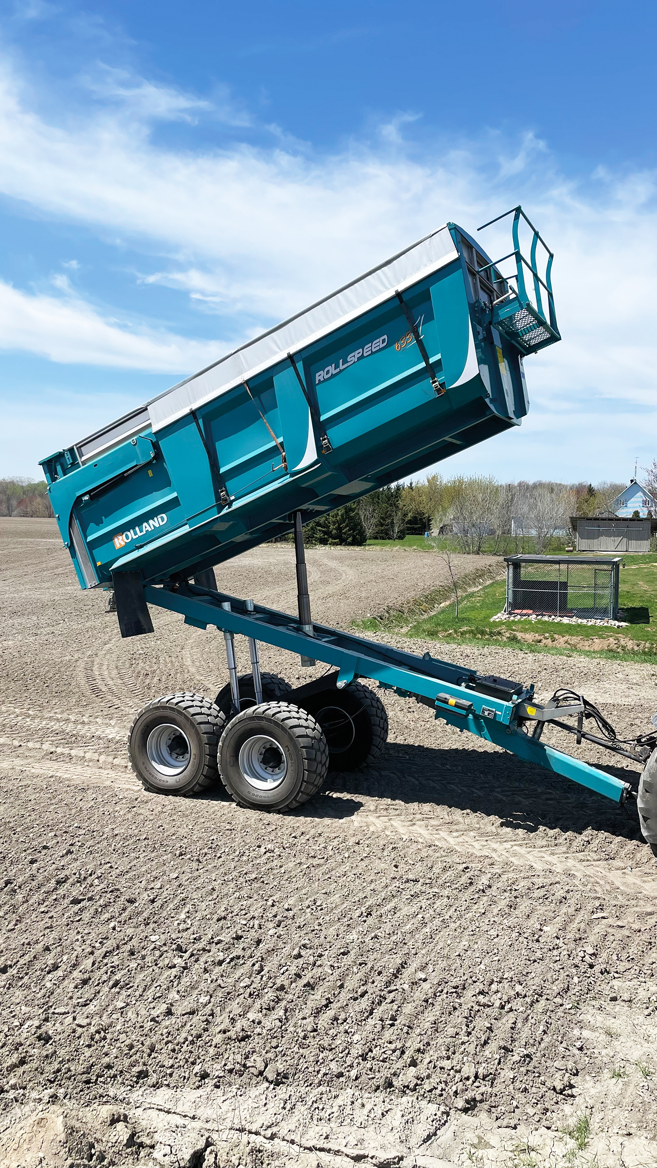 Remorque à benne basculante Rolland Roland Rollspeed 6332