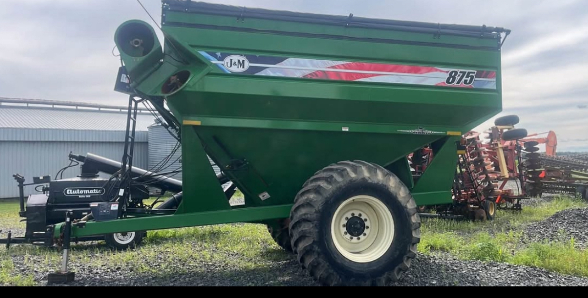 Remorque à grain Grain Cart J&M 875