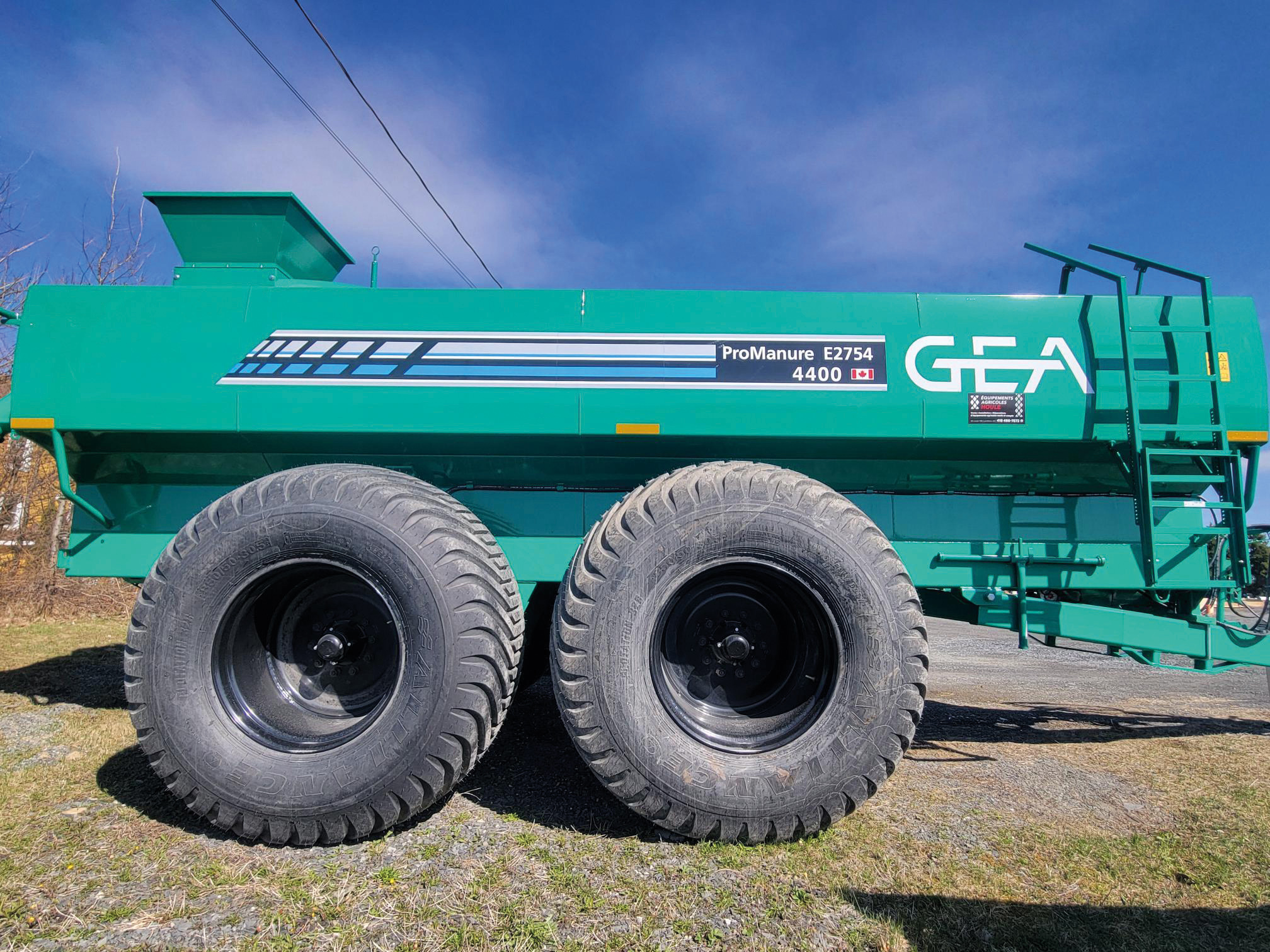 Manure spreader (or liquid manure) GEA Houle 4400 gal.