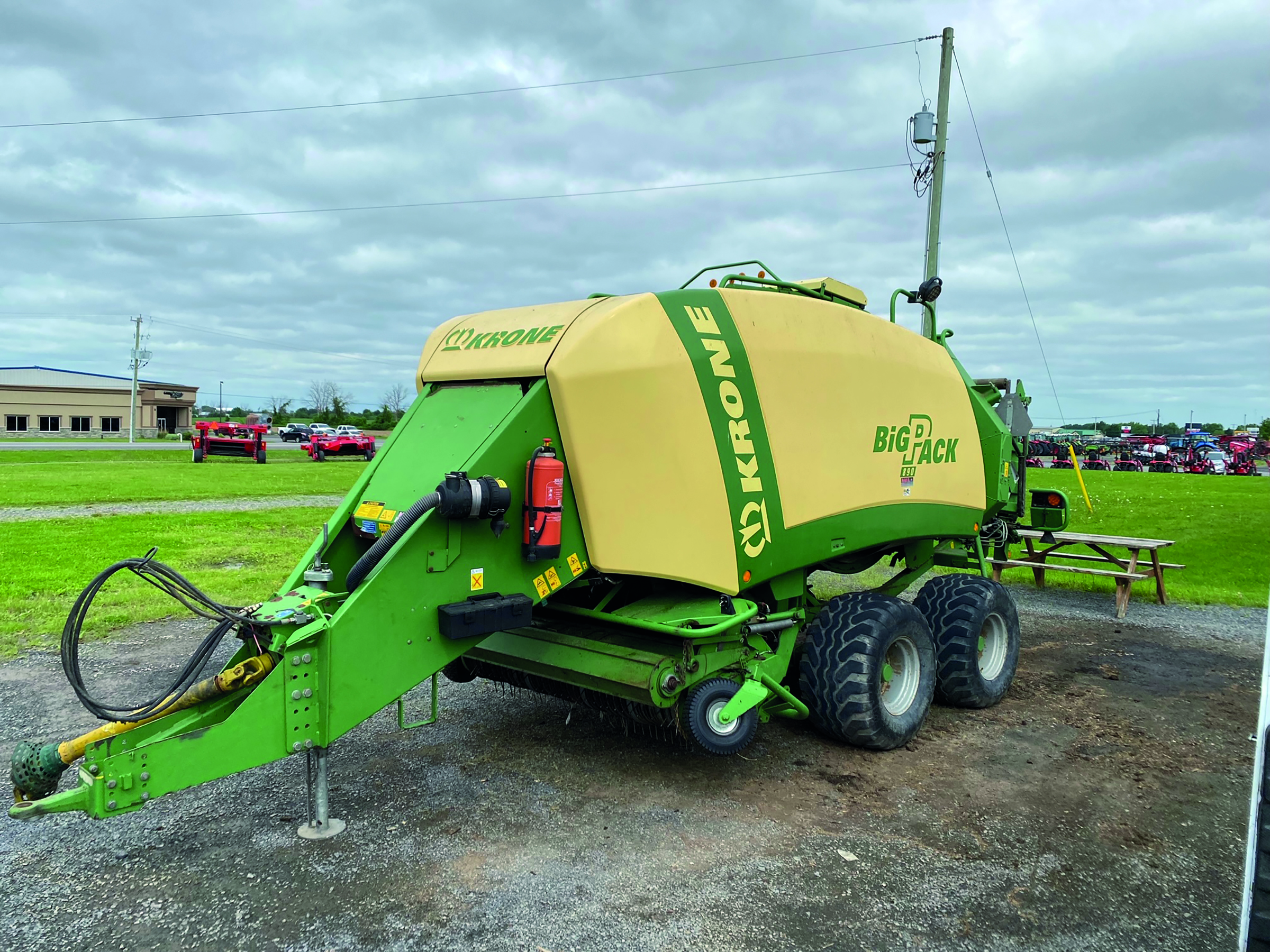 Presse à balles carrées Krone BP890