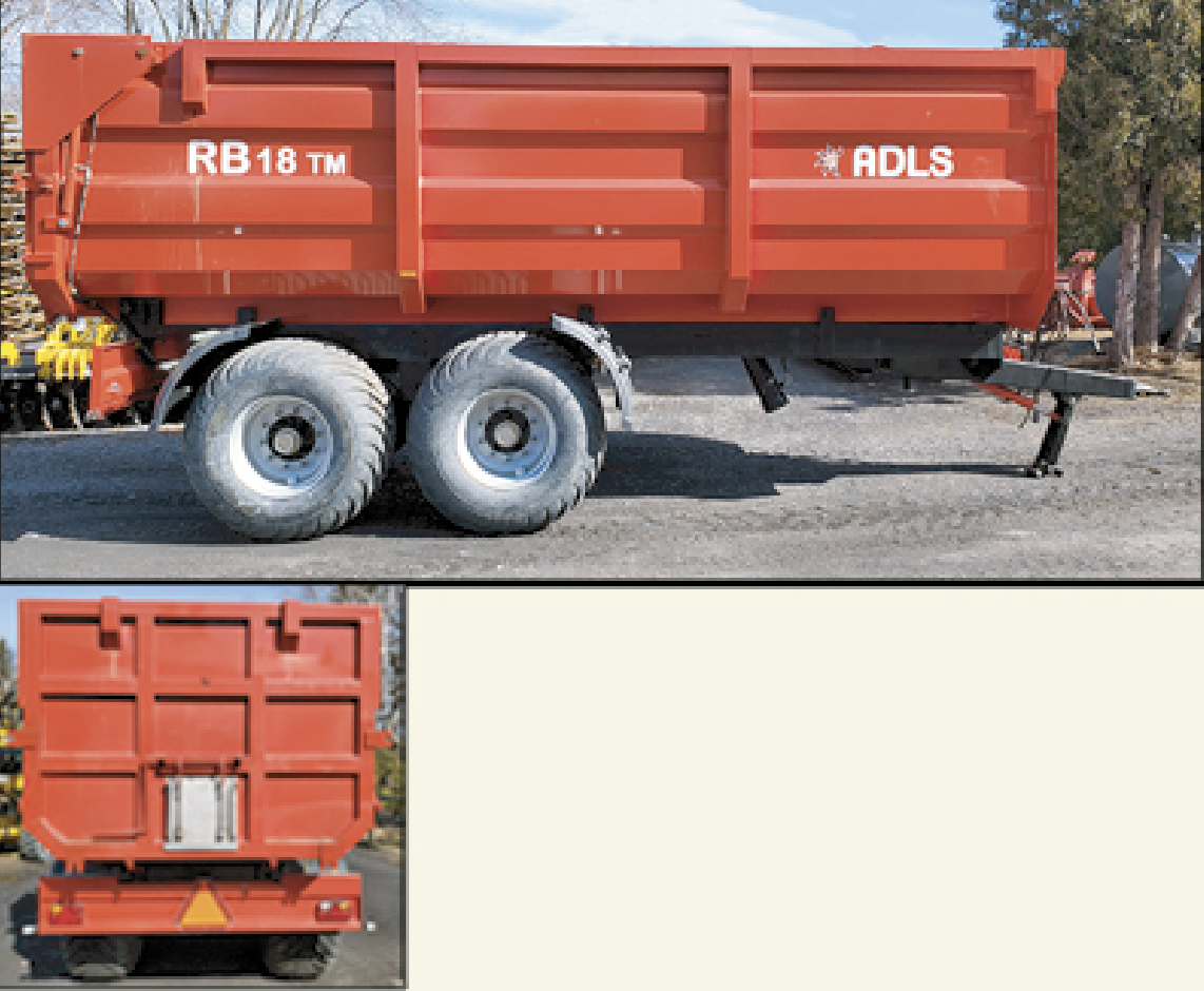 Tipper trailer ADLS