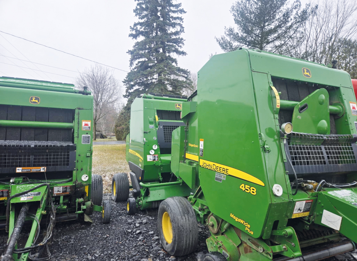 Presse à balles rondes John Deere