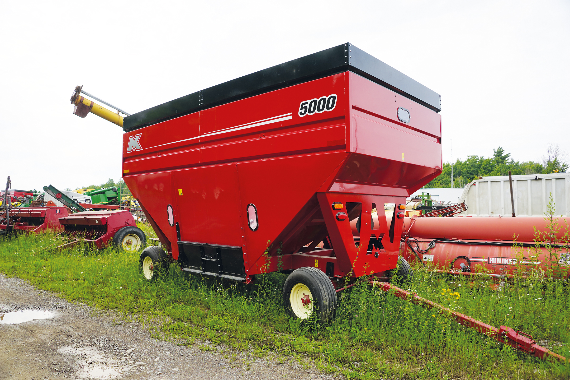 Grain trailer  4 boîtes à grain MK Martin 5000 