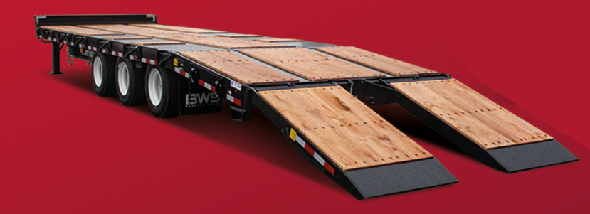 Remorque à plateforme  