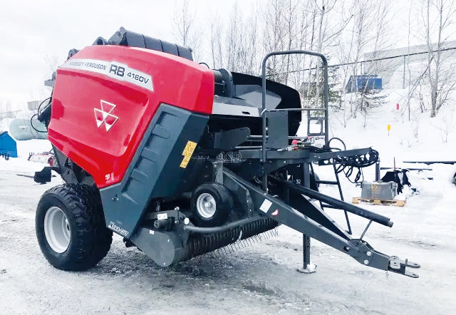 Presse à balles rondes Massey Ferguson RB4160V