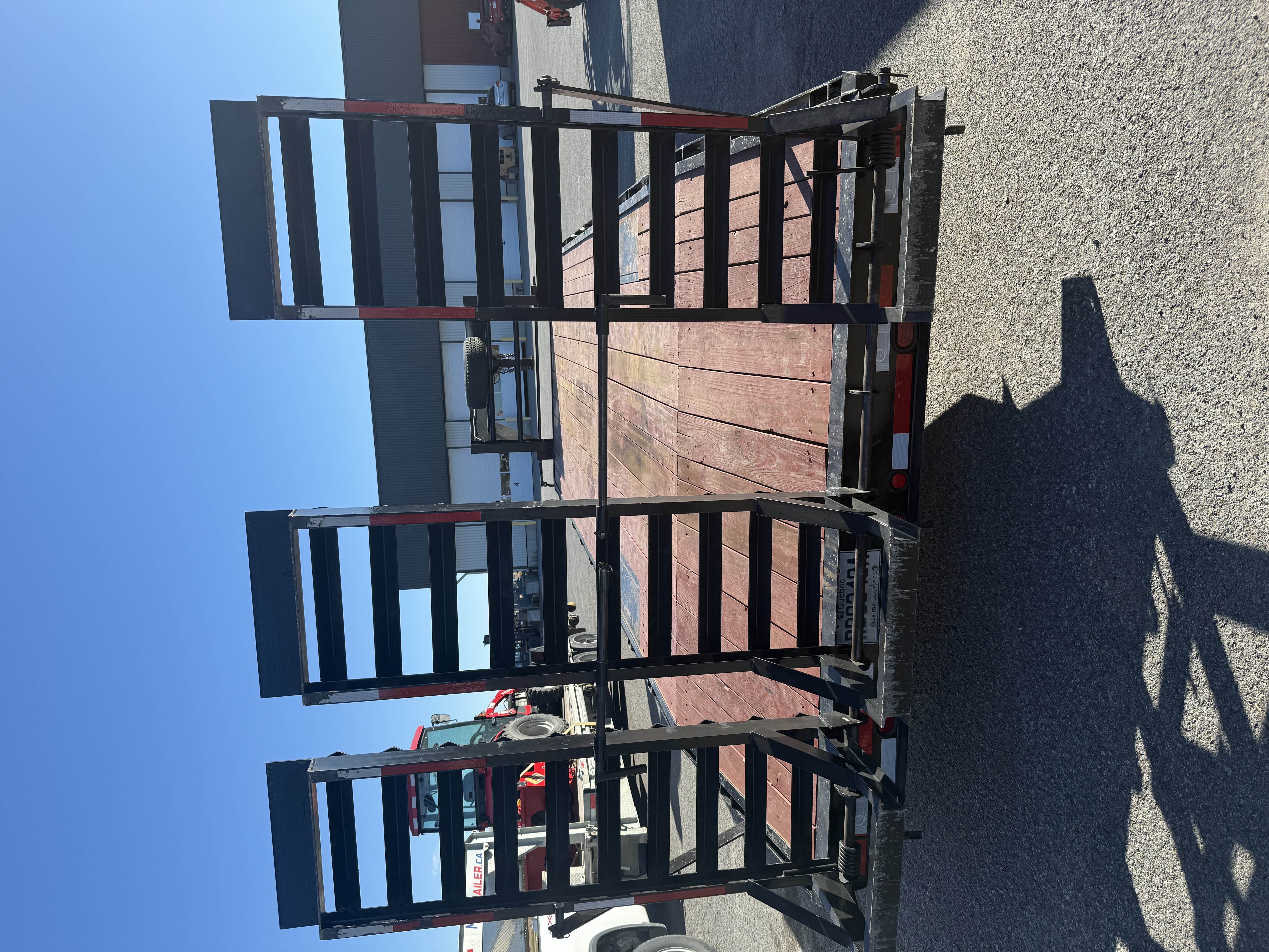 Remorque à plateforme 