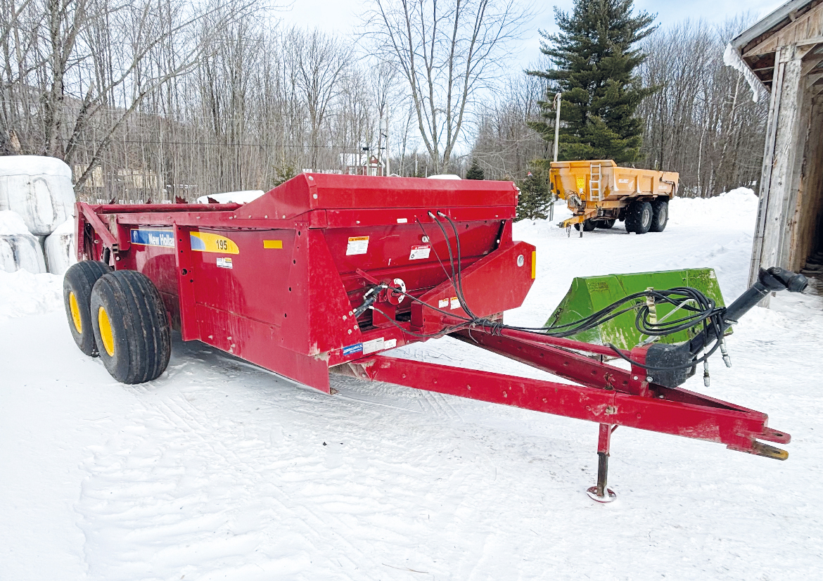 Épandeur à fumier (solide) New Holland 195